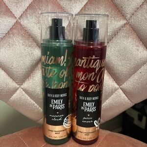 Bath & Body Works Emily in Paris Fragrance Mist Duo - Green & Red